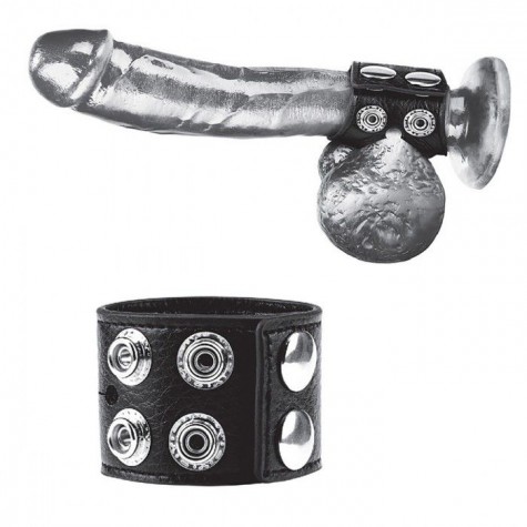 Ремень на член и мошонку 1.5" Cock Ring With Ball Strap