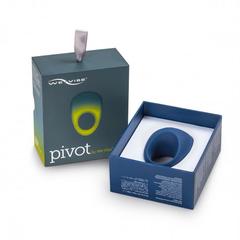 Синее эрекционное виброкольцо We-vibe Pivot