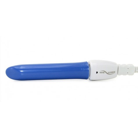 Синий перезаряжаемый вибратор Tango Blue USB rechargeable - 9 см.