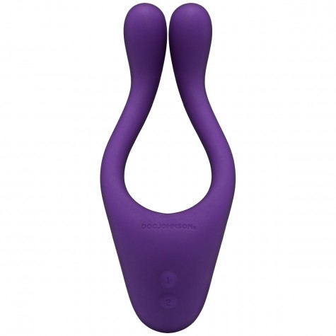 Фиолетовый вибромассажер для пар TRYST Multi Erogenous Zone Massager